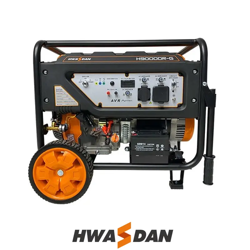 موتور برق 2 گانه سوز  صنعتی هواسدان  H9000DR-G