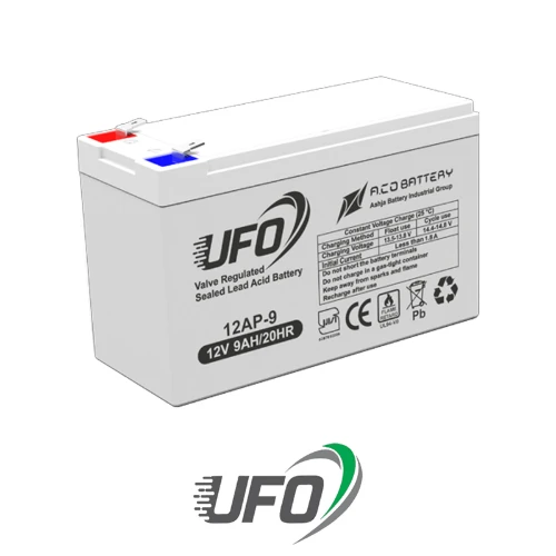 باتری یوپی‌اس 12 ولت 9 آمپر یوفو UFO ضد اشتعال